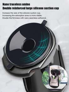 车载手机支架，仪表盘吸盘式多功能通用车载鼠标式创意手机导航支架，可折叠迷你车载仪表盘固定支架，360°旋转手机支架 - 彩色 - 查看 5