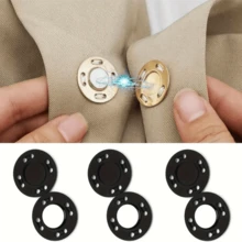 6/12 对磁性缝纫按扣，隐形磁性按扣，适用于口袋、缝纫、工艺品、手提包、服装、DIY 项目 - 彩色 - 查看 12