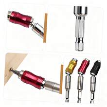 1 thanh nối dài đa góc, thanh kết nối nối dài máy khoan điện, giá đỡ mũi khoan quay tay đa năng, bộ giá đỡ đầu mũi khoan xoay từ tính, trục nối dài mũi khoan 1/4" - Nhiều màu - Xem 7