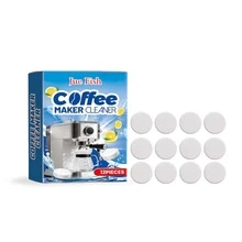 [Arrive In Three Days] 1/2/3 Boxes Juefish Coffee Machine Cleaning Sheet Coffee Machine Stain Removing Filter For Cleaning Household General Cleaning Sheet. - A Box Of 12pcs - View 2