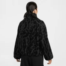 Nike Women's NSW Street Sherpa Jacket, Leopard Print, Autumn/Winter, HV2071-010 - Color - View 3