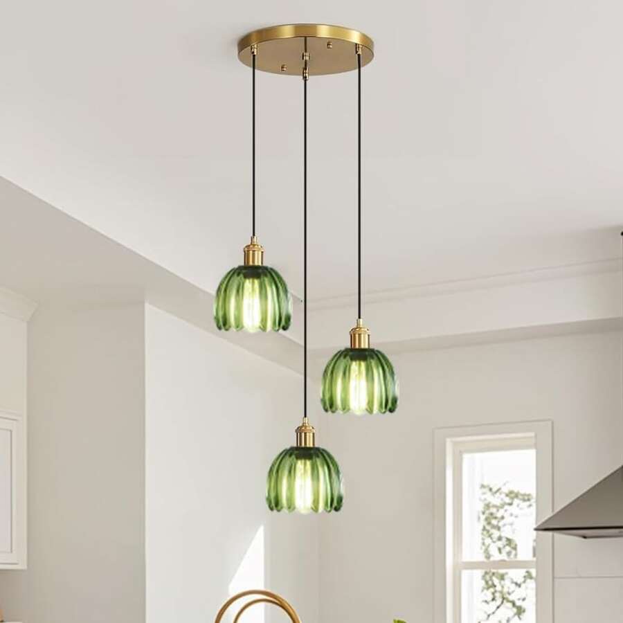 35 mm Paralume in vetro ambrato a tulipano, paralume in vetro soffiato a mano a forma di fiore, diametro 130 mm * altezza 105 mm, paralume mini di ricambio per lampada da terra, lampada da tavolo, lampada da parete, lampadario, decorazione isola