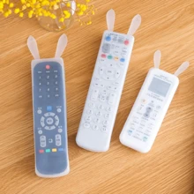 1个遥控器防尘防摔套，可爱兔子遥控器保护套，家用空调电视遥控器防尘套，遥控器防水硅胶保护套，圣诞新年特惠 - 彩色 - 查看 2