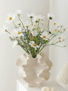 现代简约创意树脂花瓶摆件，客厅门厅电视柜，办公室桌面家居装饰花瓶，奢华高端艺术花盆，家居瓷砖披萨风格茶几电视柜摆件装饰。 - 彩色 - 查看 13