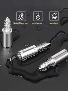 30pcs Shelf Support Pegs With Screw - Durable & Multi-Functional Shelf Bracket, Suitable For Cabinet, Bookcase, Closet And Furniture - Easy To Install, Fixed & Sturdy Support - Multicolor - View 7