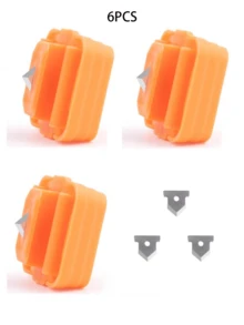 2/3/4 Stück A4/A5 Größe Papierschneide-Klingenersatz - Scharfe Ersatzklingen mit automatischer Verriegelung und Schutzdesign für ein sanftes Schneiden - Einfach zu installieren und langanhaltend für Papierschneider, Schwertköpfe, DIY Bastelbedarf