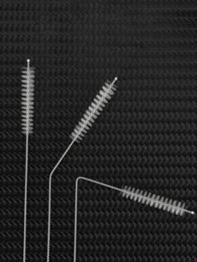 Straw Cleaner Brush Extend 12 Inch, Extra Wide 12mm Diam Pipe Cleaners, Extra Long Straw Brush For Sippy Cup, Water Bottle And Tubes, Drinking Straw Cleaning Brush - trắng - Xem 3