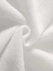 女士时尚秋冬连帽套头卫衣，柔软舒适，保暖内衬，休闲百搭。学院风印花图案，尽显青春活力。适合跑步、休闲、聚会、派对等各种场合。秋冬季保暖舒适，适合跑步、运动等活动。宽松加厚连帽卫衣，街头风十足，户外穿着也十分合适，是秋冬季的理想之选。白色 - 白色 - 查看 7