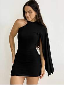 Women's Dress Gringa Fashion Paty Suplex Premium - 黑色 - 查看 1