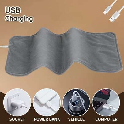 RAF Almohadilla eléctrica de calentamiento USB para hombros, manta eléctrica de calentamiento USB enchufable, utilizada para aliviar el dolor muscular en los hombros, manos y piernas. Adecuada para primavera, otoño e invierno como regalo para Halloween y Acción de Gracias. Regalos de Navidad, calentadores de manos, regalos para hombres, rellenos de calcetines, calentadores de manos recargables con aislamiento, Galentines, cachorros, carnaval, decoraciones de fiesta