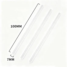 50pcs Transparent Hot Melt Glue Sticks, DIY Craft Adhesive Suitable For Glue Gun, Office And Home Use, Industrial Glue Sticks - Multicolor - View 7