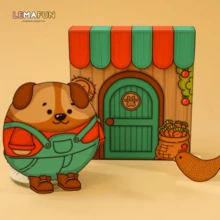 Children's DIY Paper Toys Quiet Book Sticker Craft Set, Educational Toys For Family Activities, Parent-Child Interaction, Kindergarten Handicraft - Multicolor - View 7