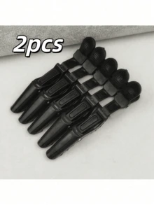 5个/2个多功能发夹，带鳄鱼夹和发型定位夹，适用于美发师和专业发型师，女士塑料防滑发夹，专业沙龙发夹，带鳄鱼夹的发型夹，长嘴夹，鹤嘴夹，卷发造型师之选，家居浴室装饰，发饰 - 彩色 - 查看 12