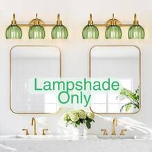 Paralume in vetro ambrato a tulipano con foro da 35 mm, paralume in vetro soffiato a fiore, diametro 130 mm * altezza 105 mm, paralume mini di ricambio per lampada da terra, lampada da tavolo, lampada da parete, lampadario, decorazione isola