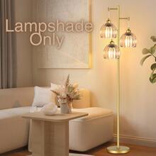 35 mm Paralume in vetro ambrato a tulipano, paralume in vetro soffiato a mano a forma di fiore, diametro 130 mm * altezza 105 mm, paralume mini di ricambio per lampada da terra, lampada da tavolo, lampada da parete, lampadario, decorazione isola