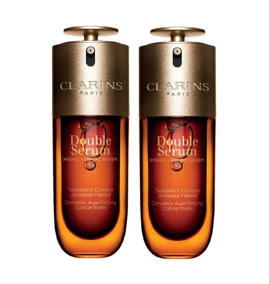 Double Serum Anti-Aging + Anti-Wrinkle Serum 1.7 OZ/50 ML Duo, Visibly Firms Smoothes Boosts Radiance Refines Pores 24H Hydration All Skin Types Girlfriend Wife Mother Friend Birthday Graduation Party Travel Camping Outdoors School Campus Trip Festivals Anniversary, Gift Valentine's Day Halloween Thanksgiving Christmas New Year's Day - 金色 - 查看 1