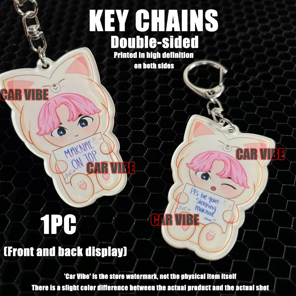 Acrylic KEY CHAINS, SKZOO/Straykid/SKZ Cartoon Style Pattern