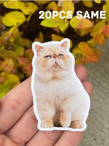 1/5/10/20pcs Custom Face Sticker, Custom Personalized Photo Sticker , Custom Pet Sticker| Pet Lover Gift | Sentimental Sticker | Custom Sticker| Diecut Sticker, Custom Dog Sticker, Custom Cat Sticker, Laptop Stickers, Water Cup Stickers, Car Stickers, Custom Sticker Stickers. Create Your Own Custom Sticker , For Student's Day, Home, Dining Room, Bathroom, Living Room - Style 2 (full Body) - View 9