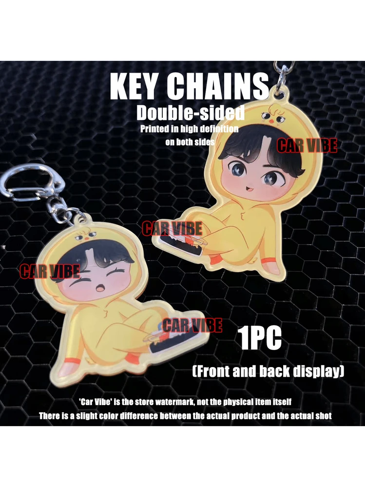 Acrylic KEY CHAINS, SKZOO/Straykid/SKZ Cartoon Style Pattern
