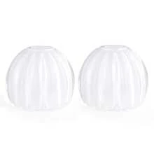 35 mm Paralume in vetro ambrato a tulipano, paralume in vetro soffiato a fiore, diametro 130 mm * altezza 105 mm, paralume mini di ricambio per lampada da terra, lampada da tavolo, lampada da parete, lampadario, decorazione isola