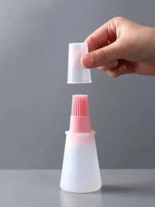 1pc Silicone Oil Brush With Oil Bottle, Heat-Resistant Brush Suitable For Air Fryer, Pancake, Baking And Grilling