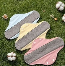 3/6/12-Piece Washable & Leakproof Feminine Diaper Pads - Stylish Menstrual Leakproof Pads, Hand-Washable & Reusable (Colors Randomly Assigned) - Nhiều màu - Xem 12