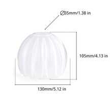 35 mm Paralume in vetro ambrato a tulipano, paralume in vetro soffiato a fiore, diametro 130 mm * altezza 105 mm, paralume mini di ricambio per lampada da terra, lampada da tavolo, lampada da parete, lampadario, decorazione isola