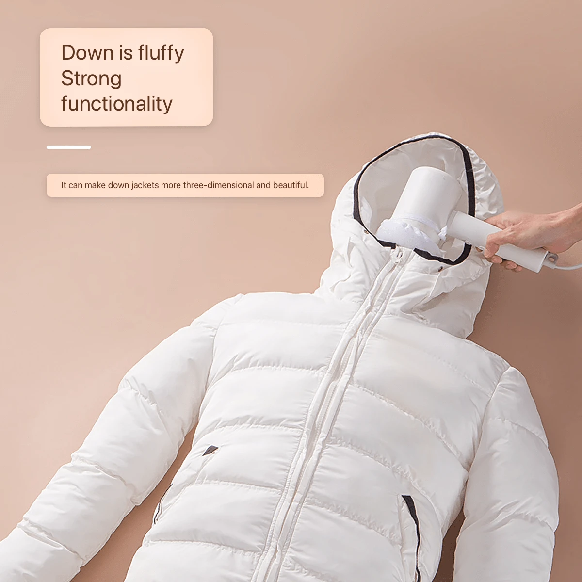 Clothing Dryer, Down Jacket & Quick Dry Clothes Bag, Drying Bag, Clothes Drying Gadget, Fluffy Bag, Home Use, All Season, Clothes Drying Bag - White - View 1