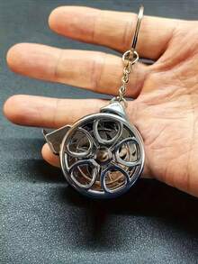 1pc Mini Keychain Tape Measure, 78.74 Inch Steel Retractable Ruler, Compact Steel Ruler, Blank Stainless Steel Measuring Tape With Metric And Imperial Dual Scale, Multifunctional Steel Ruler, Gift Ruler