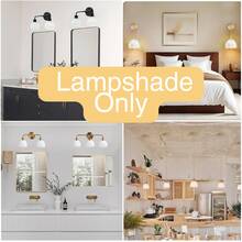 35 mm Paralume in vetro ambrato a tulipano, paralume in vetro soffiato a fiore, diametro 130 mm * altezza 105 mm, paralume mini di ricambio per lampada da terra, lampada da tavolo, lampada da parete, lampadario, decorazione isola