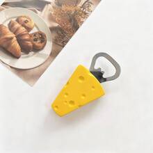 INS创意磁性冰箱贴，棒棒糖、奶酪、啤酒瓶开瓶器，带磁铁，瓶盖开启器，装饰树脂 - 彩色 - 查看 10