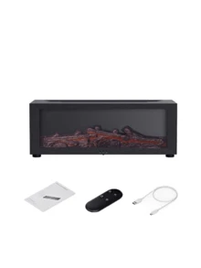 声波技术冷雾火焰油扩散器 -5.07 盎司芳香疗法加湿器，带定时器和自动关闭功能，适用于水疗、家庭、瑜伽、办公室和卧室。 - 彩色 - 查看 11