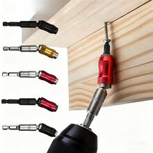 1 thanh nối dài đa góc, thanh kết nối nối dài máy khoan điện, giá đỡ mũi khoan quay tay đa năng, bộ giá đỡ đầu mũi khoan xoay từ tính, trục nối dài mũi khoan 1/4" - Nhiều màu - Xem 3