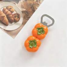 INS创意磁性冰箱贴，棒棒糖、奶酪、啤酒瓶开瓶器，带磁铁，瓶盖开启器，装饰树脂 - 彩色 - 查看 5