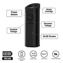 这款小巧的510焊接工具套装配备数字显示屏、支持USB-C充电的510螺纹可充电电池、可调节电压，并且便于携带。它是DIY项目和电子产品维修的理想之选，也是圣诞节或新年礼物的绝佳选择。