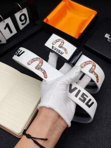 男士自动扣皮带，白色，可个性化印花，用途广泛，适合商务、休闲、派对、旅行等场合，长度120厘米，复古秋季/都市穿搭经典圣诞冬季时尚日常男士男友礼物 - 白色 - 查看 4