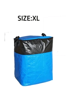 1个特大号拉链搬家袋。适用于搬家、旅行和收纳。大容量长方形设计,节省空间,可存放衣物、床上用品和家居用品。经久耐用,便于携带。 - 彩色 - 查看 10