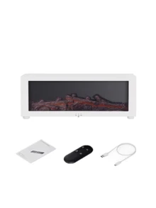 声波技术冷雾火焰油扩散器 -5.07 盎司芳香疗法加湿器，带定时器和自动关闭功能，适用于水疗、家庭、瑜伽、办公室和卧室。 - 彩色 - 查看 10