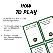 The Ultimate 3-In-1 Card Game... Football Edition, A Creative Interactive Tabletop Card Game, Truth Or Dare Question Series Game Props, A Best-Selling Couple's Game Card, Perfect For Game Night, Fun Christmas And Valentine's Day Holiday Gifts - Multicolor - View 8