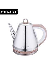SOKANY-1083 电水壶，1.5L 大容量不锈钢电水壶，快速沸腾，自动断电，防烫设计，防干烧保护，可靠耐用，适合家庭、办公室、宿舍和房车使用。 - 查看 5