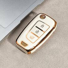 Soft TPU Key Fob Cover, Protective Case For Tucson, Sonata, Elantra, I40, Celesta And I35 Modern Car Keys - Durable Design, Convenient Key Pouch Suitable For 2020 New Accent, 2019 Ix35 Venue Car Key Fob Cover, Folding High-End, Ideal Choice For Enthusiasts - Multicolor - View 3