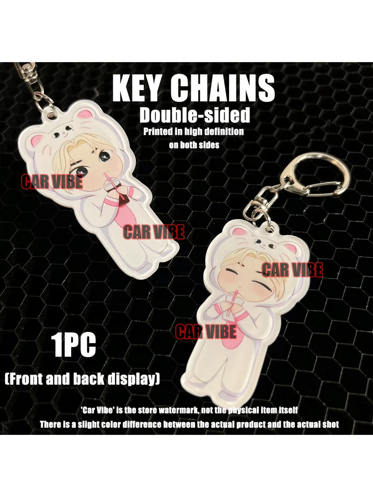 tripleS MD ナギョン アクスタ アクキー スマホトック 台湾限定 Acrylic KEY CHAINS, SKZOO/Straykid/SKZ Cartoon Style Pattern