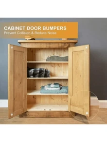 50/100个自粘式门挡橡胶减震器，橱柜缓冲垫，硅胶家具防撞保护垫，生日、毕业最佳礼物 - 彩色 - 查看 9