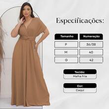 Women Dresses - 卡其色 - 查看 3