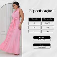 Long Dress Multi-Shapes Tie Bridesmaid Wedding Bride Graduation Various Shapes Feminine Party Glamour - 淺粉色 - 查看 3