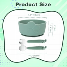 Uroczy, 3-częściowy zestaw silikonowych miseczek dla niemowląt Turtle dla dzieci w wieku powyżej 6 miesięcy! Przyssawka zapobiegająca przewróceniu + konstrukcja zapobiegająca przeciekaniu + łyżeczka ze stali nierdzewnej 304 o długości 120 mm! Urocze miseczki w zwierzęcy wzór z uchwytami i możliwością mycia w zmywarce. Idealne rozwiązanie do karmienia maluchów dla rodziców z UE i rodzin z regionu MENA, które przestrzegają zasad halal! Opakowanie. Niezbędny prezent dla dziecka i nowoczesnej mamy i taty!