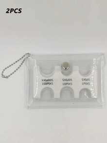 2Pcs/1Pc Japanese Coin Holder Wallet Coin Wallet Mini Wallet Purse Wallet Portable Small Change Purse Currency Organizer Travel Essential Transparent Card Case For Men Wallet For Women - Multicolor - View 26