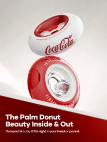 Coca Cola Ring Light Bluetooth Earbud Official Coca-Cola® Wireless Bluetooth Earbuds,20H Playtime, Wireless Stereo Earphones, Touch Control, Earphone Mini, Comfortable Sweatproof Sport Earphones, Earphone Design, White - White - View 5