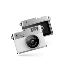 Cámara mini vintage HD 1080P Pro - Pantalla IPS de 0.96", Conexión OTG, Filtros de arte, Incluye tarjeta de memoria de 32GB, Diseño compacto y portátil, Excelente para vlogging y fotografía, Regalo de Navidad, Halloween, Acción de Gracias, Cumpleaños