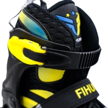 SHOLOV Adjustable Size Roller Skates For Teens - Fashionable Outdoor Style, Breathable Upper And High Elasticity PU Wheels With Ankle Support - Yellow - View 8